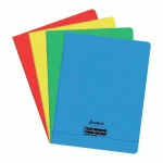 LOT DE 20 - CAHIER D'ÉCRITURE PIQUÉ 8000 POLYPRO 17X22 CM 32 PAGES DL 3MM IV 90 G - ASSORTIS