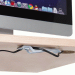 LOT DE 4 PINCES GUIDE CÂBLES