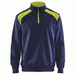 SWEAT COL CAMIONNEUR BICOLORE TAILLE 4XL - BLAKLADER