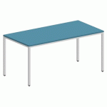 TABLE LOKI 160X80X75 CM CÊDRE BLEU/BLANC
