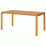 TABLE MALIBU 160X80 T5 SOUDÉ STR ABS ORANGE U340/ORANGE 1028