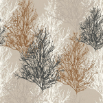 A.S.CREATIONS - PAPIER PEINT COLORÉ ARBRE | TAPISSERIE CUISINE MOTIF ARBRE MARRON BLANC CRÈME ET NOIR | PAPIER PEINT IDÉAL SALON & ENTRÉE - 10,05 X