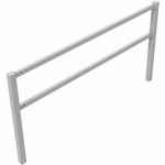 BARRIÈRE CHEMINS PIÉTONS-BARRE À HAUTEUR DE GENOUX-2500MM - SCHAKE