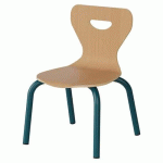 CHAISE MALIBU 4P - T1 - COQUE HÊTRE / ALU BLEU 5025 - MANUTAN EXPERT