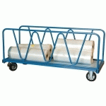 CHARIOT FIMM 1200 KG 2000X800 MM 2 RIDELLES ROUES RECTANGLE - FIMM