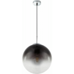 SPHÈRE DESIGN PLAFONNIER SUSPENSION FUMÉE SALON ÉCLAIRAGE LAMPE EN VERRE