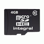 INTEGRAL INMSDH4G10-20V2 MÉMOIRE FLASH 4 GO UHS-I