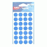 PASTILLE ADHÉSIVE Ø 15 MM AGIPA 111842 BLEUE - BOÎTE DE 168