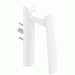 POIGNÉE SARENA EXTÉRIEURE DÉPORTÉE POUR PORTE COULISSANTE DS8524 - BLANC BRILLANT 9010 - MAIN GAUCHE LA CROISÉE DS