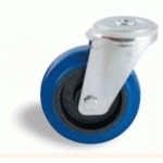 ROULETTE PIVOTANTE À OEIL BLEU 160 MM- CHARGE 300 KG - ROULEMENTS À BILLES AVL