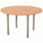 TABLE RONDE AZARI 4 PIEDS DIAMÈTRE 100 CM T.1316 - MANUTAN