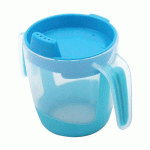TASSES À ANSES ET BEC 22 CL - POLYP. - BLEU - PLASTOREX