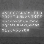 ARTEMIDE ALPHABET OF LIGHT APPLIQUE MINUSCULE M