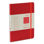 CARNET FABRIANO ISPIRA - A5 - COUVERTURE RIGIDE - 96 PAGES LIGNEES - COLORIS ROUGE