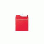 CARTON DE 200 ENVELOPPES POLLEN 165X165MM 120G/M² - ROUGE GROSEILLE