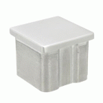 EMBOUT PLAT - POUR TUBE MAIN COURANTE CARRÉ - 40 X 40 MM - INOX 316 - DARK DESIGN PRODUCTION