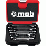 JEU DE 12 CLÉS MIXTES À CLIQUET EN COFFRET MOB