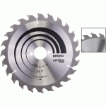 LAME DE SCIE CIRCULAIRE BOSCH OPTILINE WOOD 190X30X2,6 24T