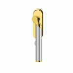 POIGNÉE DE FENÊTRE TARLIGHT F384 -VERROUILLABLE AVEC CLÉ -DORÉ ET SATINÉ -MAIN DROITE KARCHER DESIGN