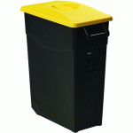 POUBELLE MOBILE COUVERCLE PLEIN MOVATRI GREEN - 65L - JAUNE - ROSSIGNOL PRO