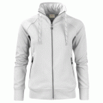 PRINTER JOG RSX SWEATSHIRT FULLZIP FEMMES BLANC - TAILLE L