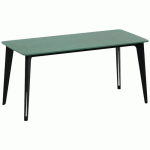 TABLE HAUTE BROTTEAUX RECTANGULAIRE 220X100 CM VERT - TIZU