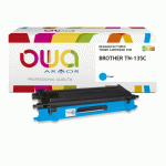 TONER REMANUFACTURÉ OWA - HAUTE CAPACITÉ - CYAN - POUR BROTHER TN-135C - TONER COMPATIBLE
