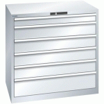 ARMOIRE 6 TIROIRS 1023X725X1000MM-CHARGE 200KG-GRIS - LISTA