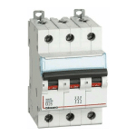 DISJONCTEUR MAGNÉTOTHERMIQUE BTICINO 25A 3 PÔLES 6KA COURBE D 3 MODULES FN83D25