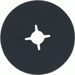 DISQUE FIBRE NORZON Ø125X22MM GRAIN 120 - NORTON