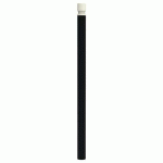 POTELET VITYL PMR TÊTE GORGES MÉT HTR 1.20M Ø76MM NOIR 9005 - BUTON DESIGN