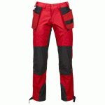 PROJOB 3520 PANTALON STRETCH ET CORDURA ROUGE - TAILLE 38