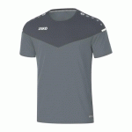 T-SHIRT DE FOOT MANCHES COURTES FEMME - JAKO - CHAMP 20 GRIS