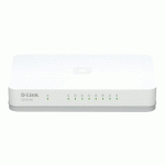 D-LINK GO-SW-8G/E COMMUTATEUR RÉSEAU NON-GÉRÉ GIGABIT ETHERNET (10/100/1000) BLANC