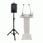 ENCEINTE PREMIO 8.2 + UHF + PIED POUR PUPITRE BELLANO - TAG - MANUTAN COLLECTIVITÉS