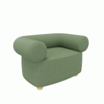 FAUTEUIL CADEO 1 PLACE - VERT CHINÉ