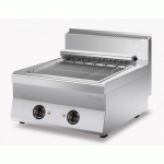 GRILL NERVURÉ EN FONTE ÉLECTRIQUE PROFESSIONNEL BARTSCHER - 800 X 650 MM