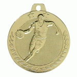 MÉDAILLE BASKET OR - 40MM