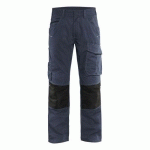 PANTALON DE TRAVAIL SERVICES STRETCH MARINE FONCÉ/NOIR TAILLE 46C - BLAKLADER