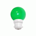 AMPOULE LED COLORÉE B22 230V VERT - BOÎTE DE 12 FESTILIGHT