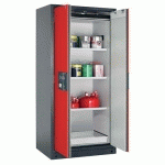 ARMOIRE SÉCURITÉ Q-PEGASUS-90 Q90.195.090.WDAC GRIS/ROUGE - ASECOS