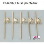 EARLEX - ENSEMBLE BUSE POINTEAU - TAILLE DE LA BUSE : 1.00 MM