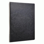 LOT DE 5 - CAHIER RELIURE INTÉGRALE AGE BAG A4 100 PAGES LIGNÉ + MARGE - NOIR