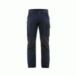 PANTALON DE TRAVAIL MAINTENANCE STRETCH 4D BLEU FONCÉ/NOIR C50 - BLAKLADER