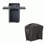 PLANCHA GAZ 60 CM SUR CHARIOT - COMBO FUSION 60 + HOUSSE DE PROTECTION OFFERTE ENO