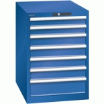 ARMOIRE BLEU SÉCU. 564X725X800 AVEC 7 TIR. 75KG _ 14.367.100 - LISTA