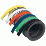 BANDE MAGNÉTIQUE, (L)1.000 X (P)5 X (H)1 MM, VERT - LOT DE 4