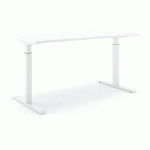 BUREAU RÉGLABLE STEELFORCE PRO 370 SLS 180CM - BLANC - ACTIFORCE