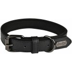 DOOGY GLAM - COLLIER CHIEN SIMILI BASICS NOIR TAILLE : T45 - NOIR