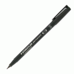 LOT DE 2 - STYLO FEUTRE STAEDTLER LUMOCOLOR 313 S PERMANENT POINTE 0,4 MM - ÉCRITURE EXTRA-FINE NOIR